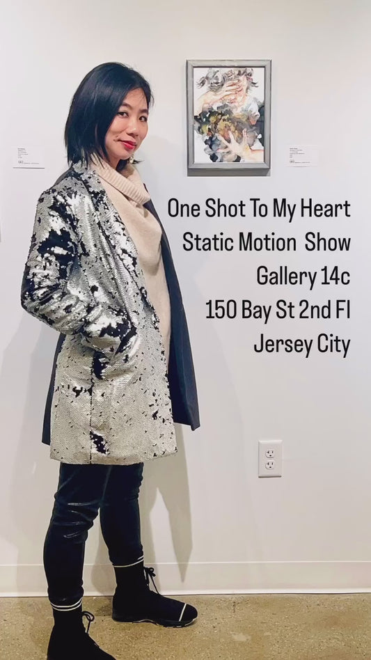 One Shot To My Heart | Self Portrait Painting | Wall Art Decor